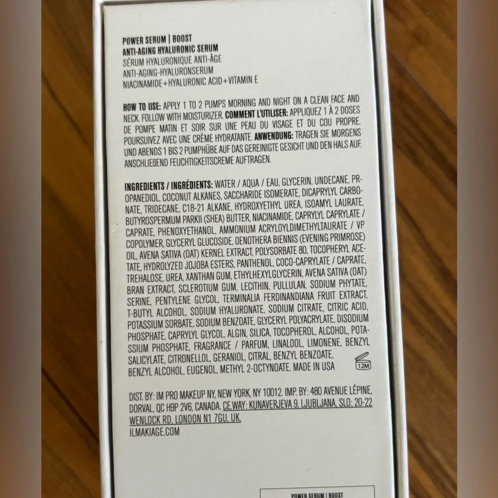 IL MAKIAGE Power Serum Boost Anti-Aging Hyaluronic Serum - Picture 3 of 4